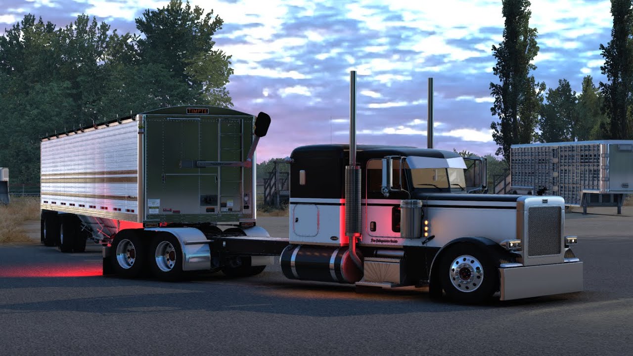 Pizzster & Damo 389  Build and Drive + Matt VT Yard 🔥 | American Truck Simulator | Realistic Driving