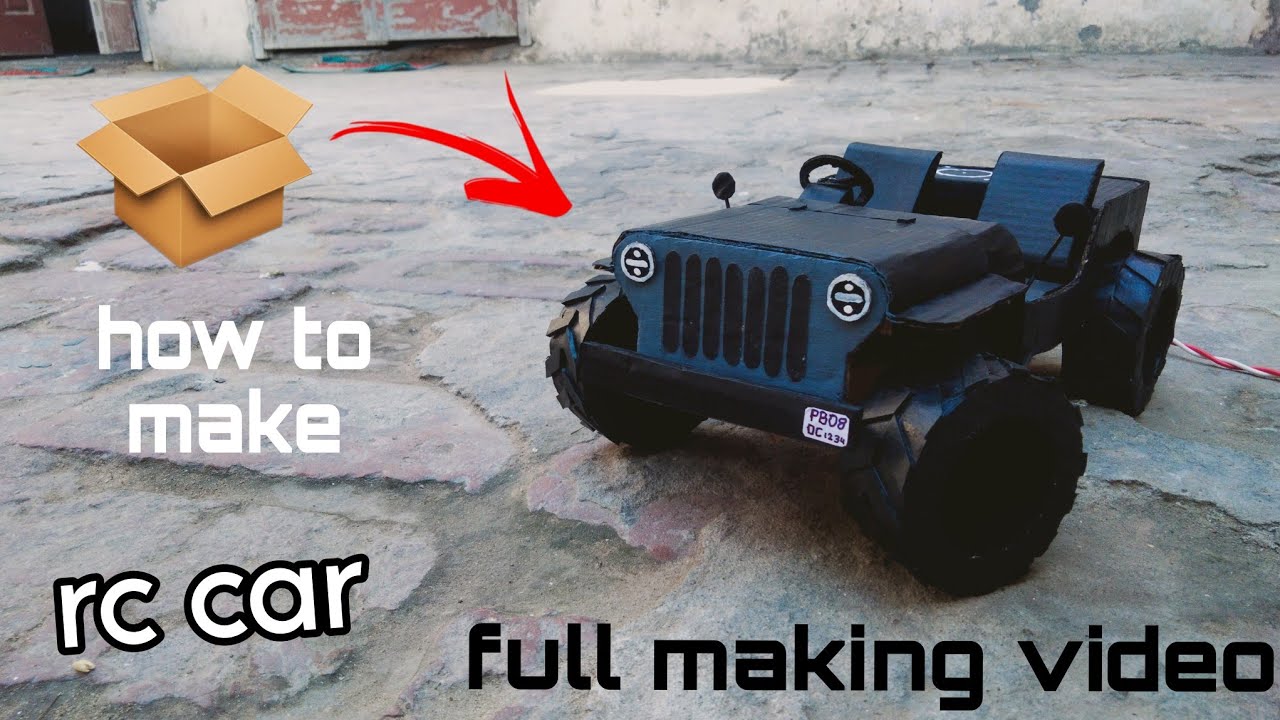 how to make landi Jeep with cardboard!
