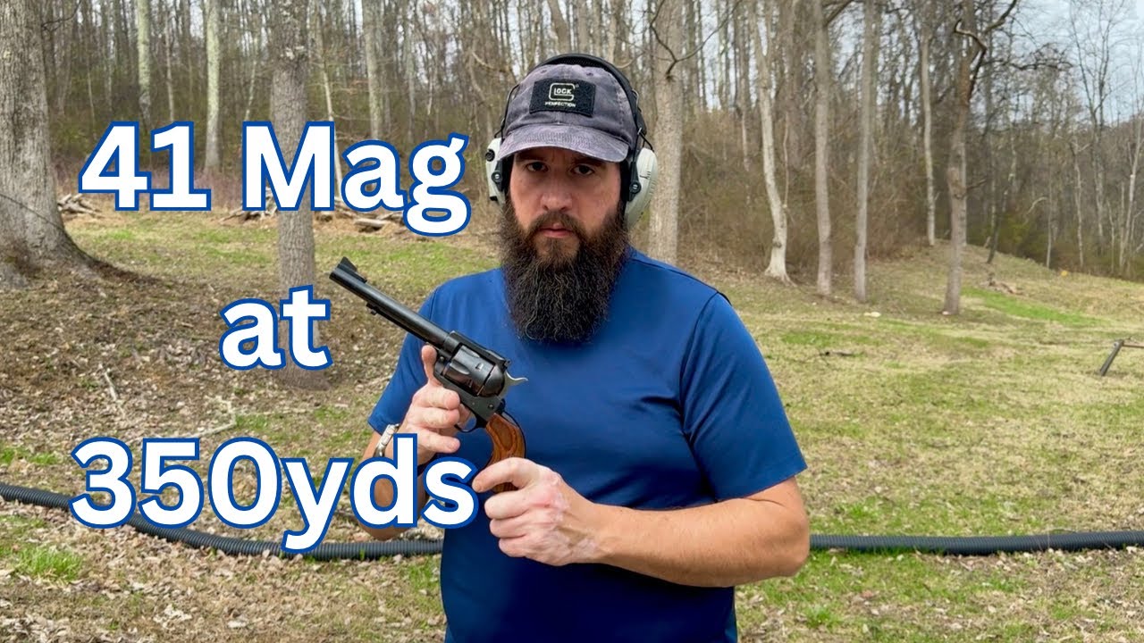 41 Magnum Revolver на 350 ярдов