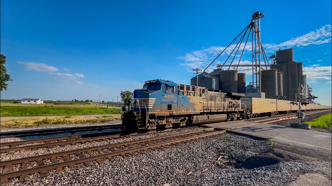 NS 4001 East in Milmine, IL on 6/21/24