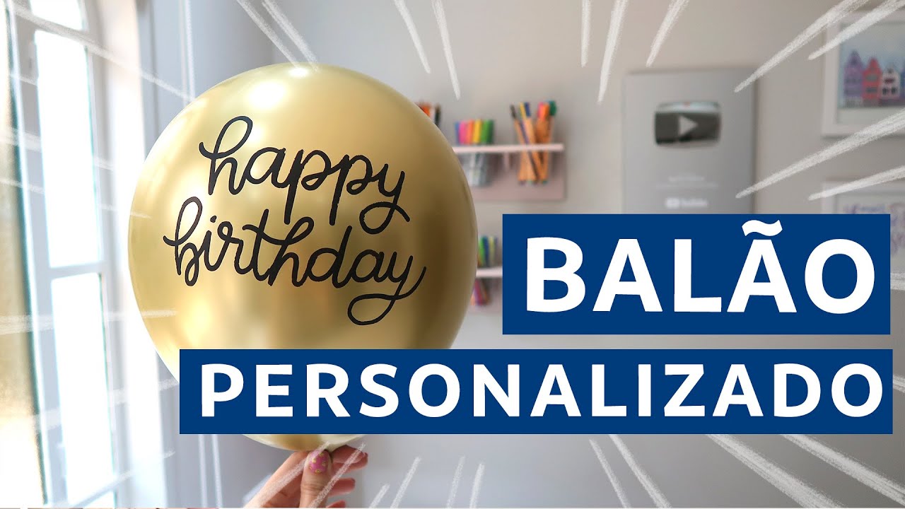 COMO FAZER LETTERING NO BALÃO | Marina Viabone