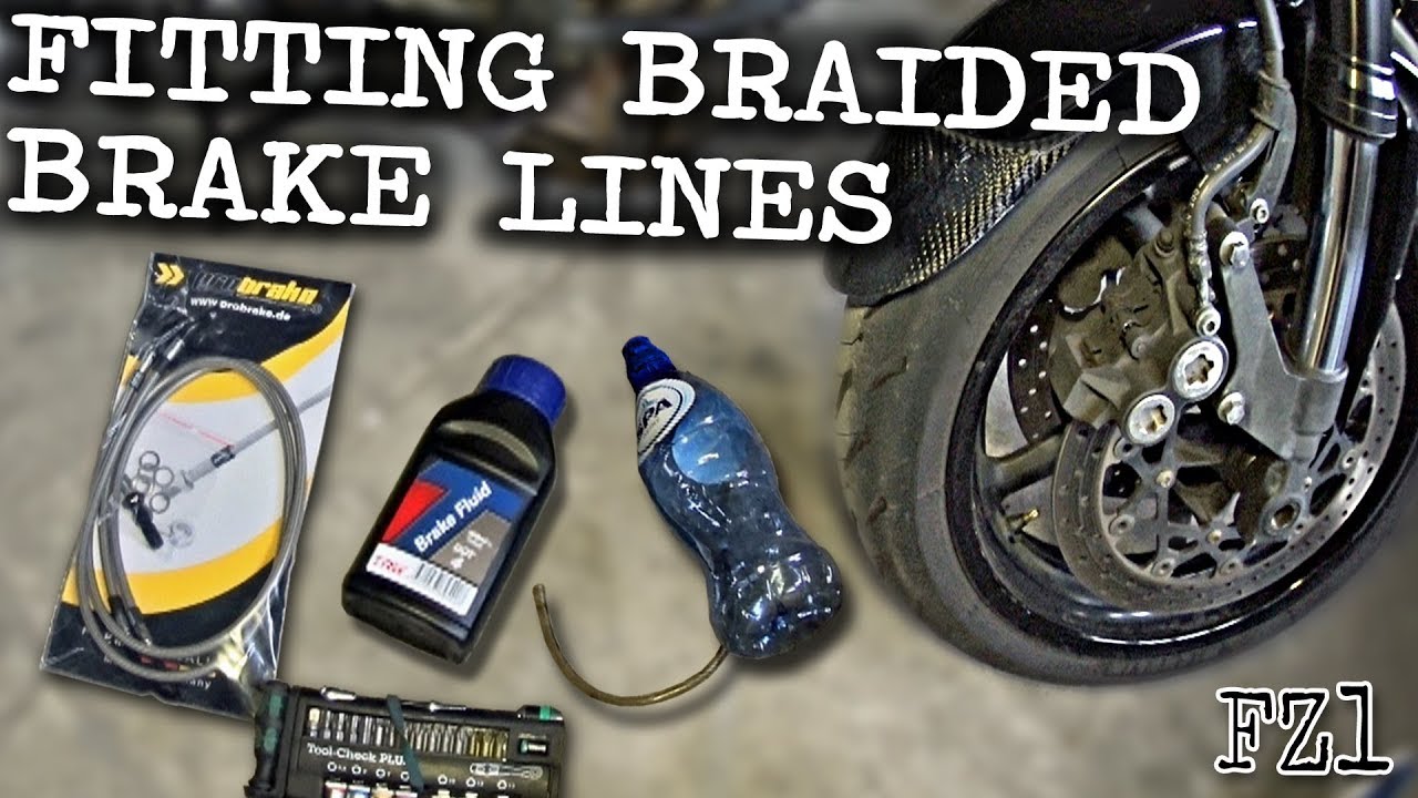 Fitting Stainless Steel Braided Brake Lines. FZ1