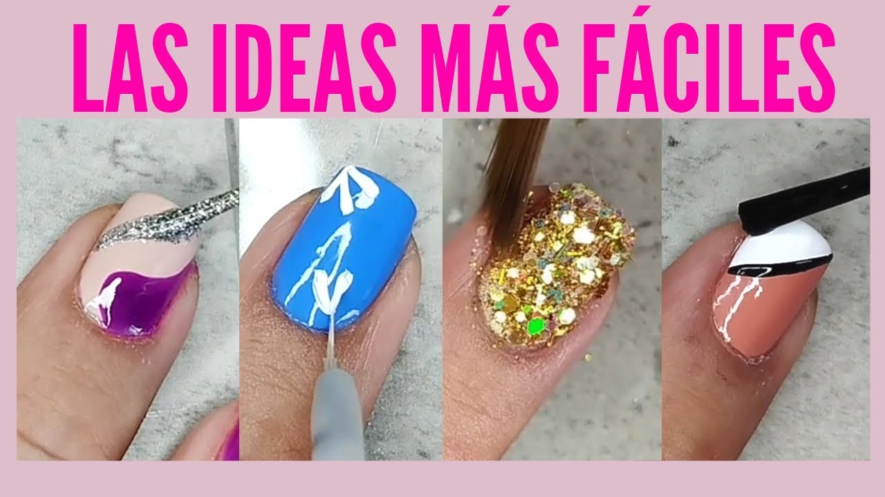 Trendy Uñas Cortas 2024 pinta diseños muy fáciles