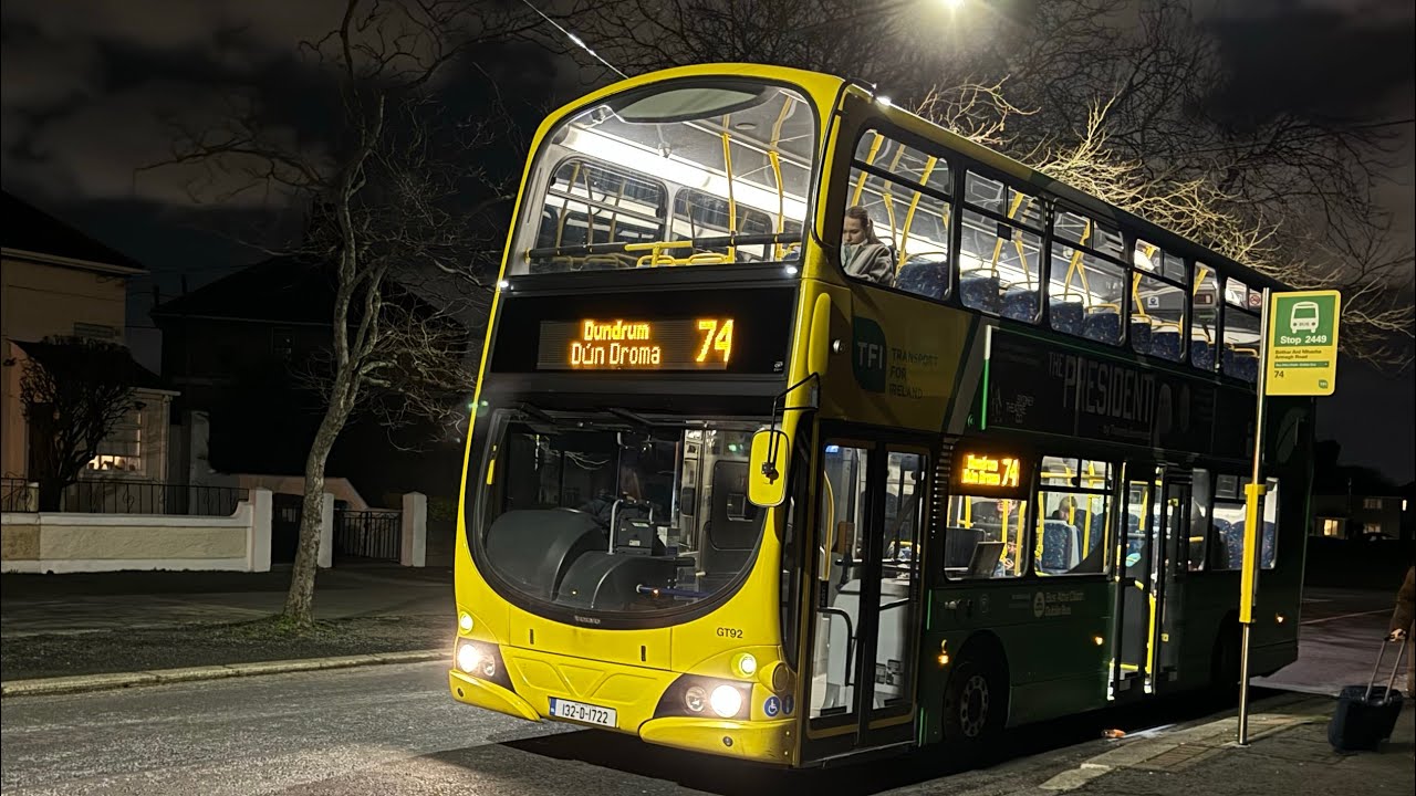 Dublin Bus | Wright Eclipse Gemini 2 Volvo B9TL GT92 | Route 74 - Dundrum | (132-D-1722)