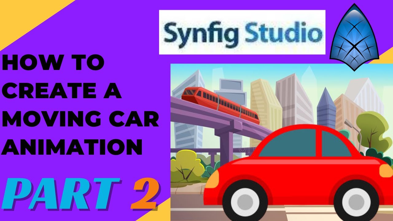 Synfig studio How to create a moving car animation in Synfig studio #Synfig