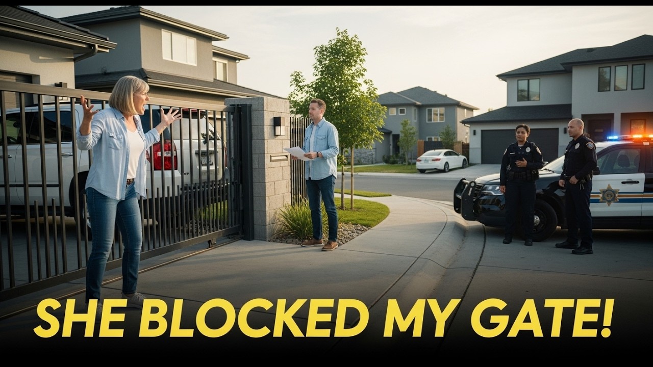 Karen Blocked My Gate — Police Unblocked It Fast