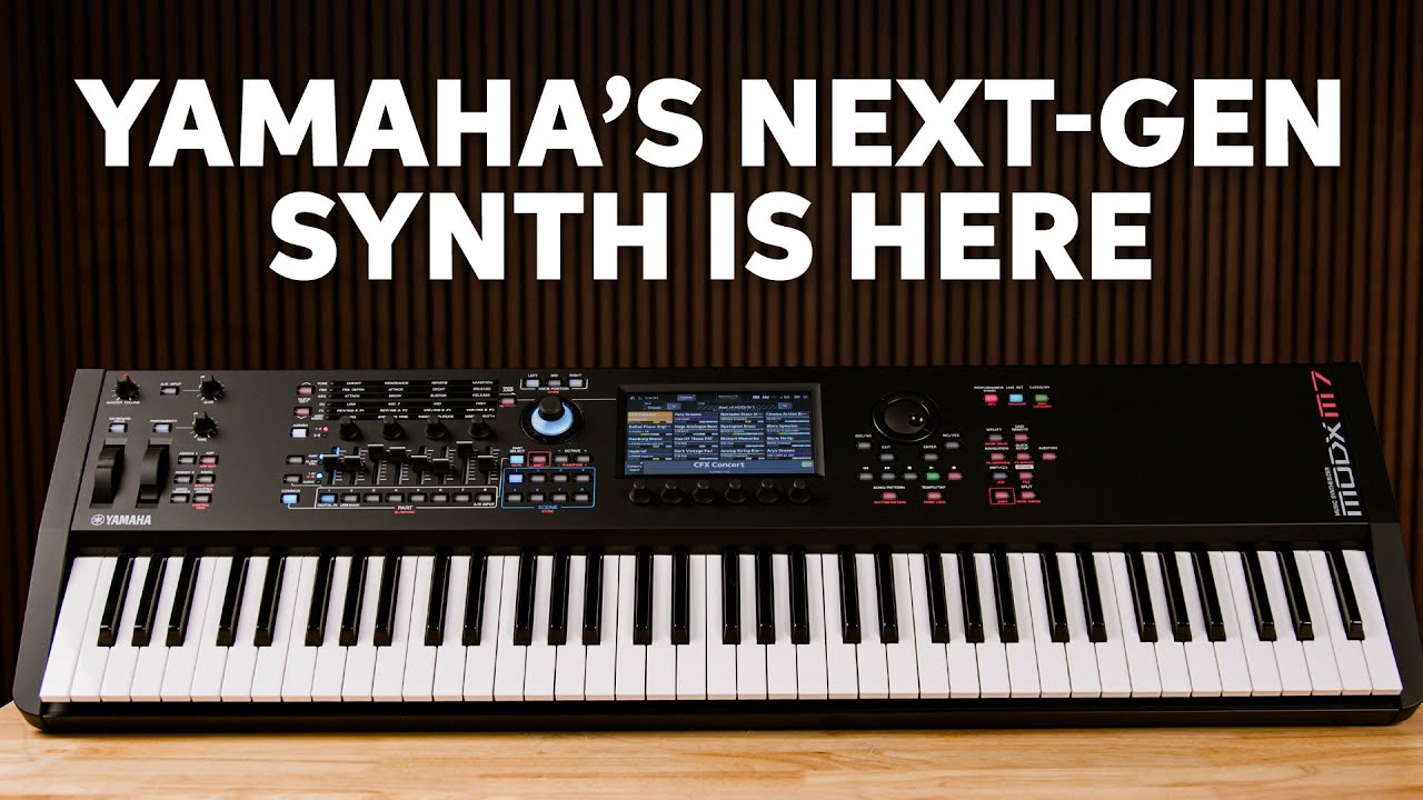 Yamaha MODX M7 76-key Performance Synthesizer Demo