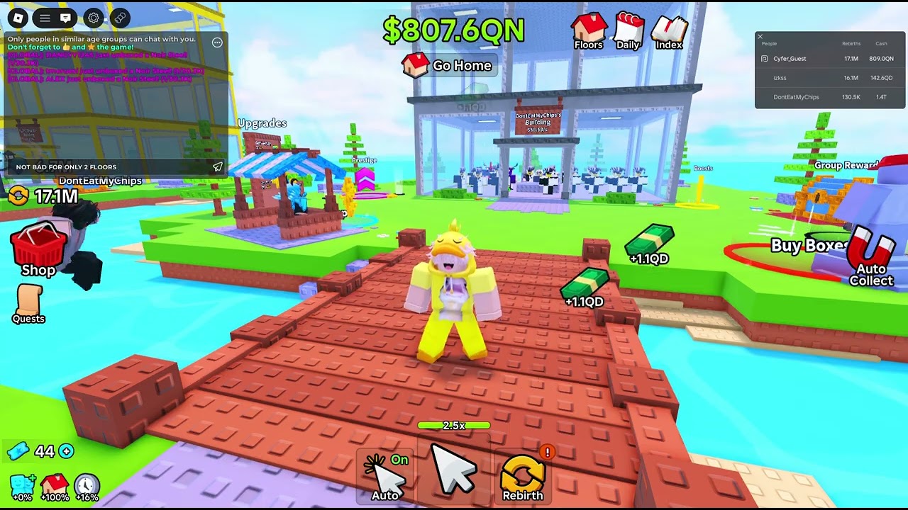 Tap to get rich gameplay