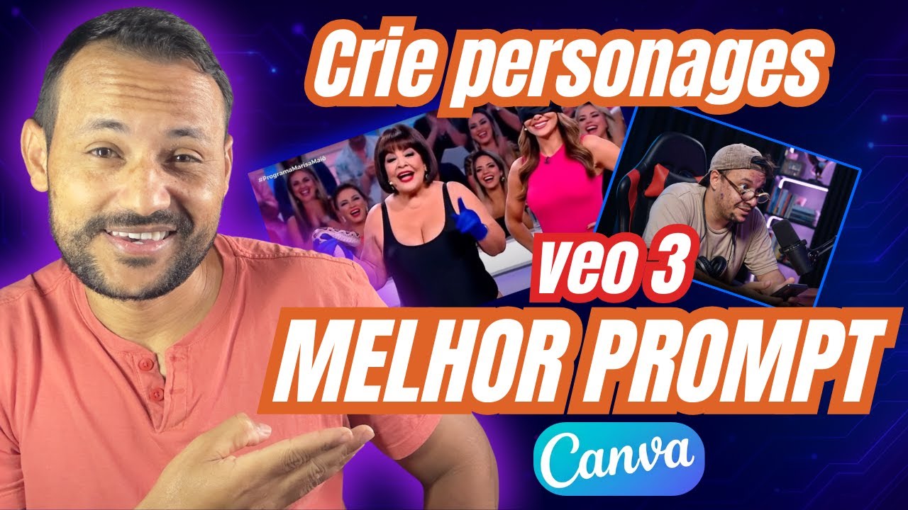 Google veo 3 Vídeos realista IA Como criar um prompt de um  personagem Viral