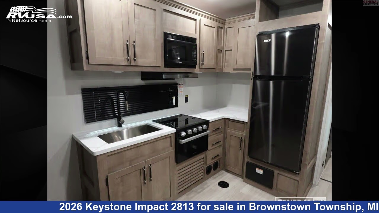 Phenomenal 2026 Keystone Impact 2813 Toy Hauler RV For Sale in Brownstown Township, MI | RVUSA.com