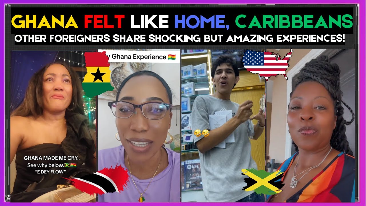 🇬🇭🇺🇸 GHANA FELT JUST LIKE HOME, CARIBBEANS | FOREIGNERS SHARE SHOCKING EXPERIENCES | Kamma Dyn