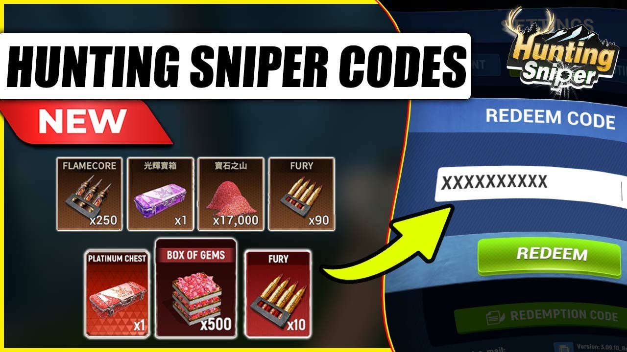 HUNTING SNIPER CODES 2026 | LATEST CODES HUNTING SNIPER AND (HOW TO REDEEM)