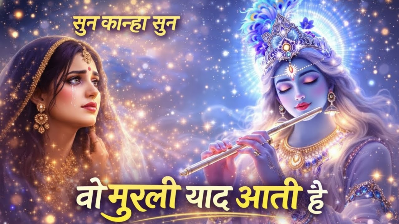 Filmi Tarj - वो लड़की याद आती है 💕दर्द भरा राधा कृष्ण भजन💕वो मुरली याद आती है | Krishna Bhajan