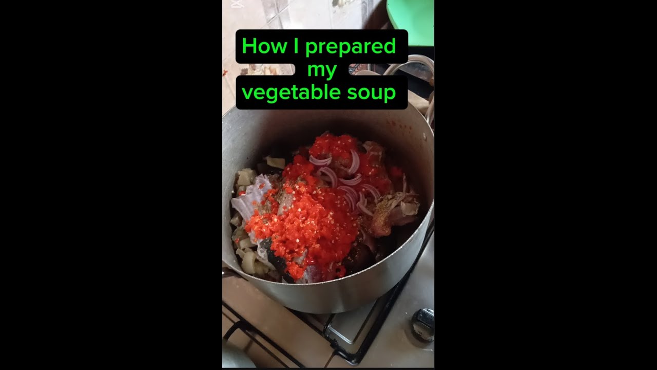 How to prepare a delicious vegetable soup