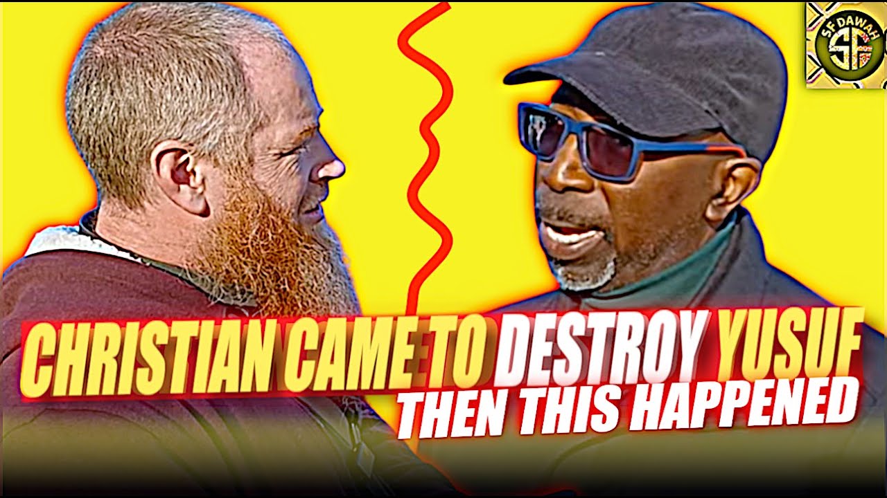 Christian Came to DESTROY Muslim,  Got Schooled | Yusuf Stratford Speaker's corner