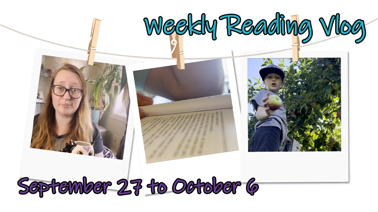 Weekly Reading Vlog | September 27 to October 6 | Still struggling with reading and life! 🤪