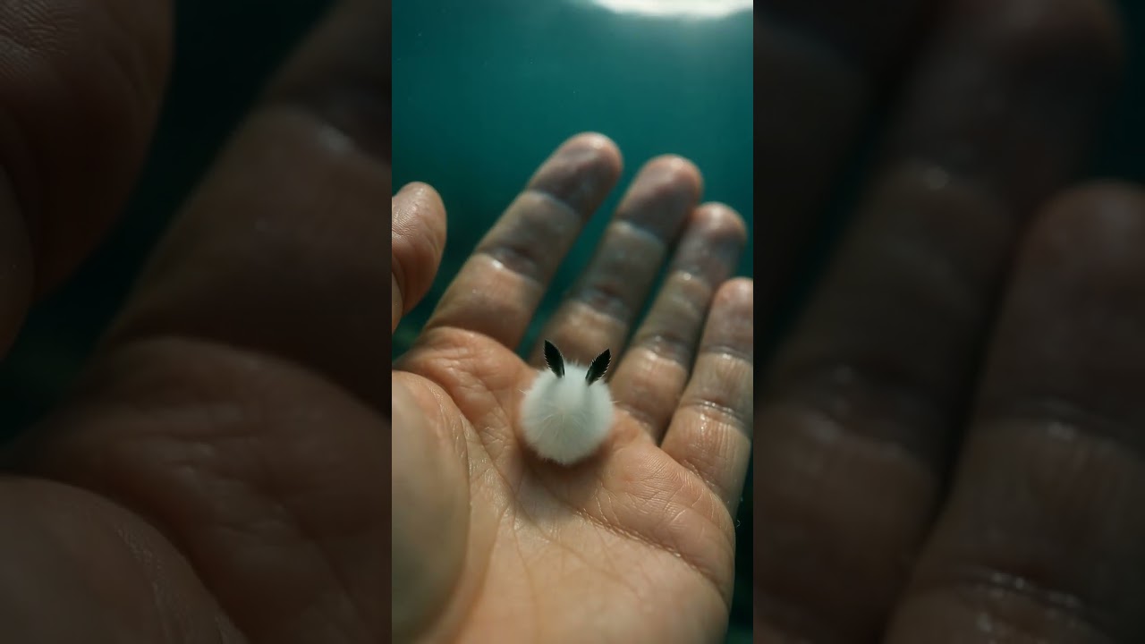 This Sea Creature Looks Like a Bunny! #SeaBunny #SeaSlug #CuteSeaAnimals #MarineLife #WildlifeShorts