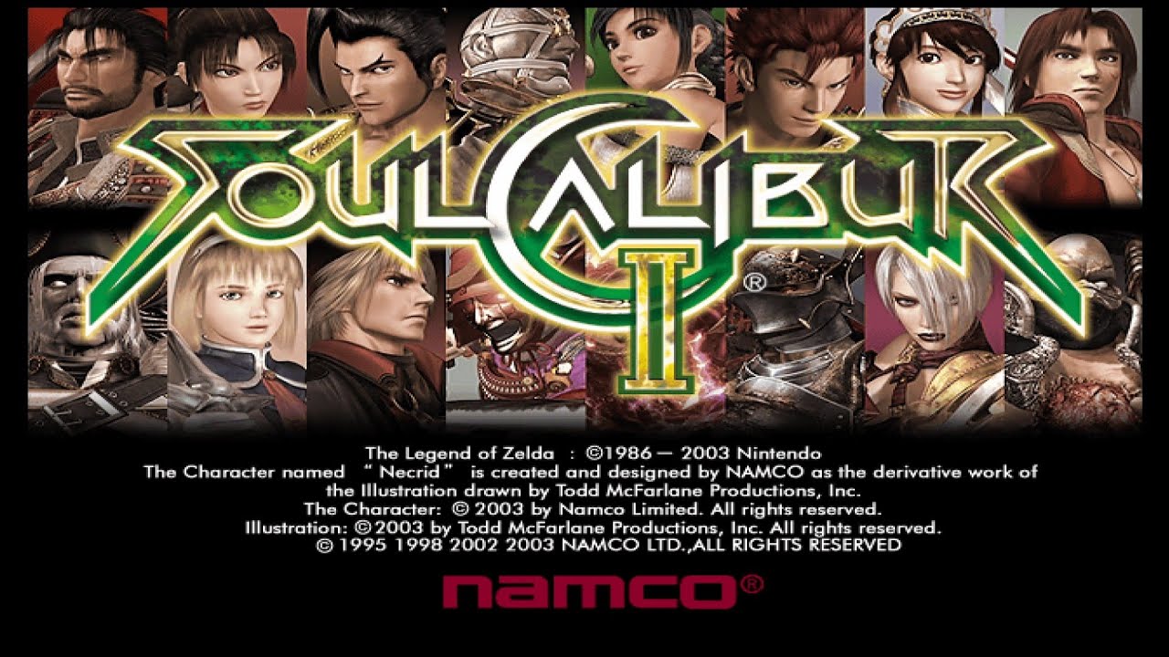 Soulcalibur II (ソウルキャリバーII) LINK GameCube Extra Team Battle Mode LongPlay [4K60fps]