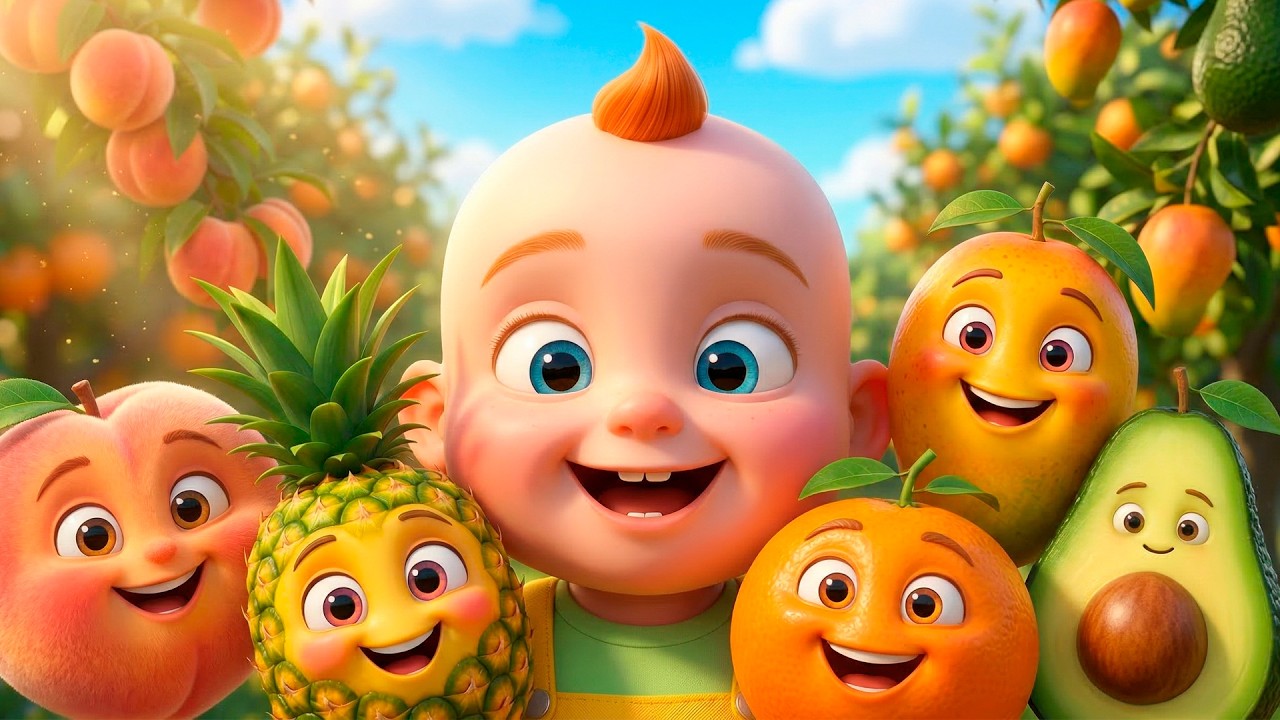 Фрукты и Витамины  | Весёлая обучающая песенка для детей | Музыкаша