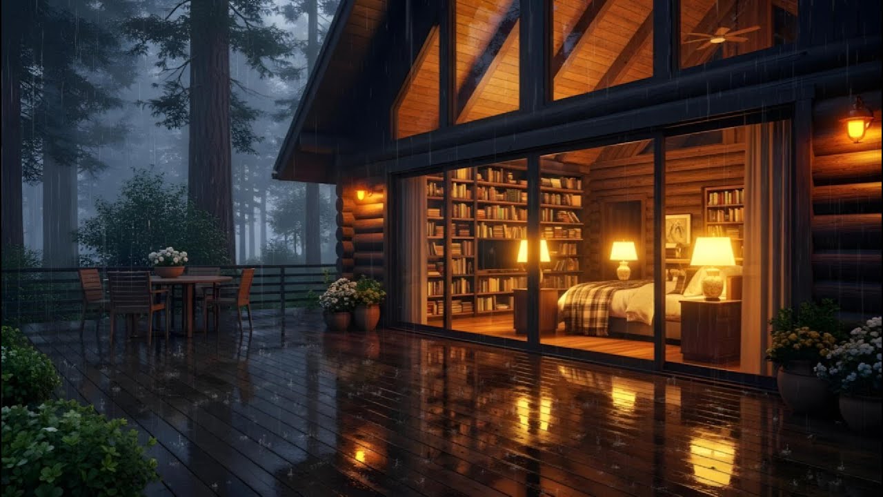 Night Rain Sounds for Deep Sleep & Insomnia Relief 🌧️ | Calm Your Mind, Fall Asleep Fast, No Music