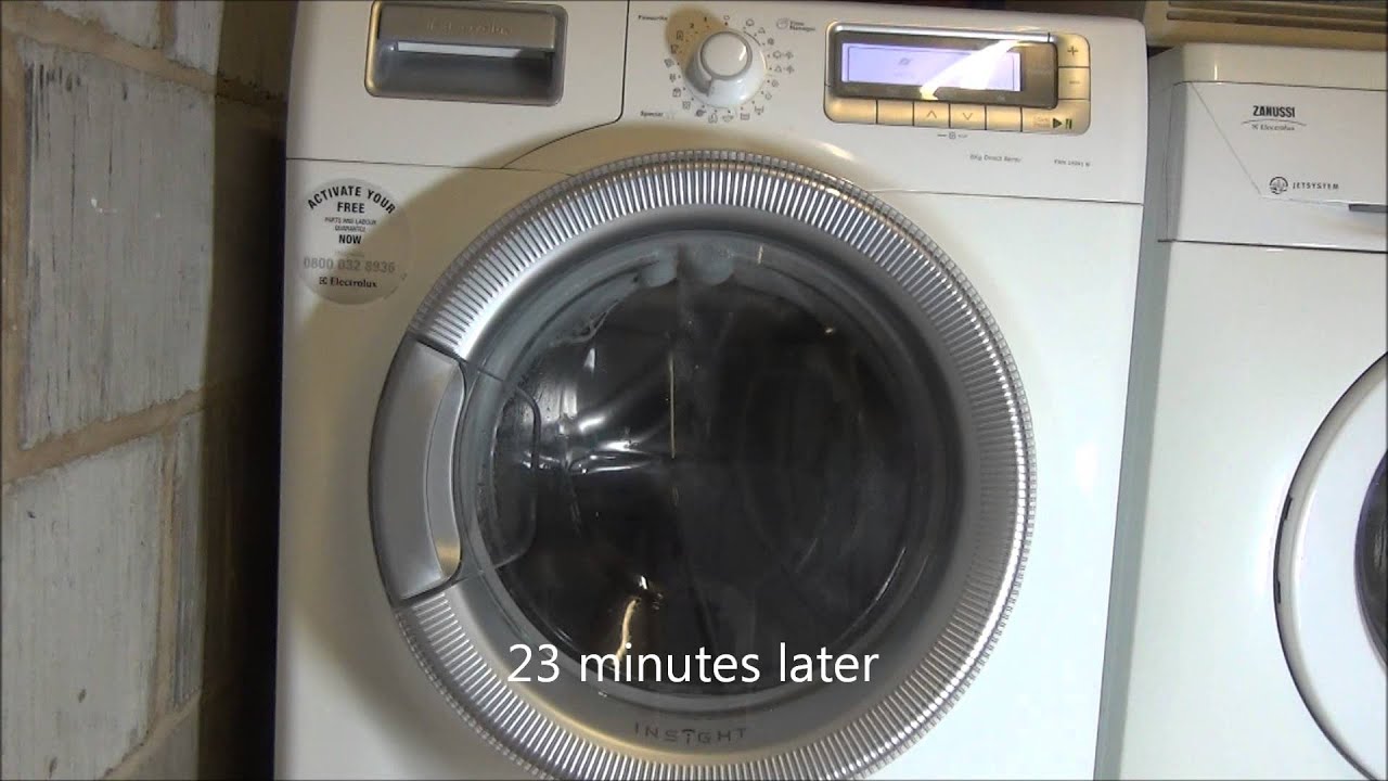 Electrolux Insight EWN14991W Washing Machine : Wool 30'c (complete cycle)