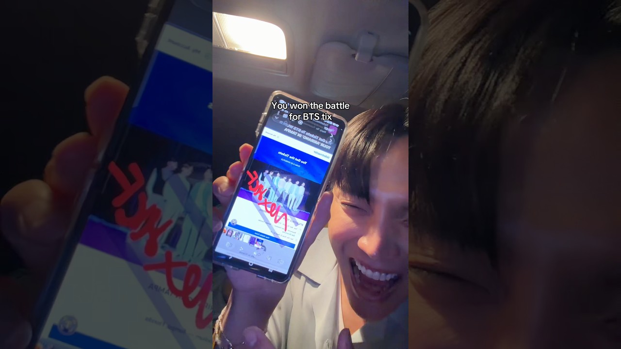 BOUGHT BTS WORLD TOUR TICKETS 😭💜✨ 