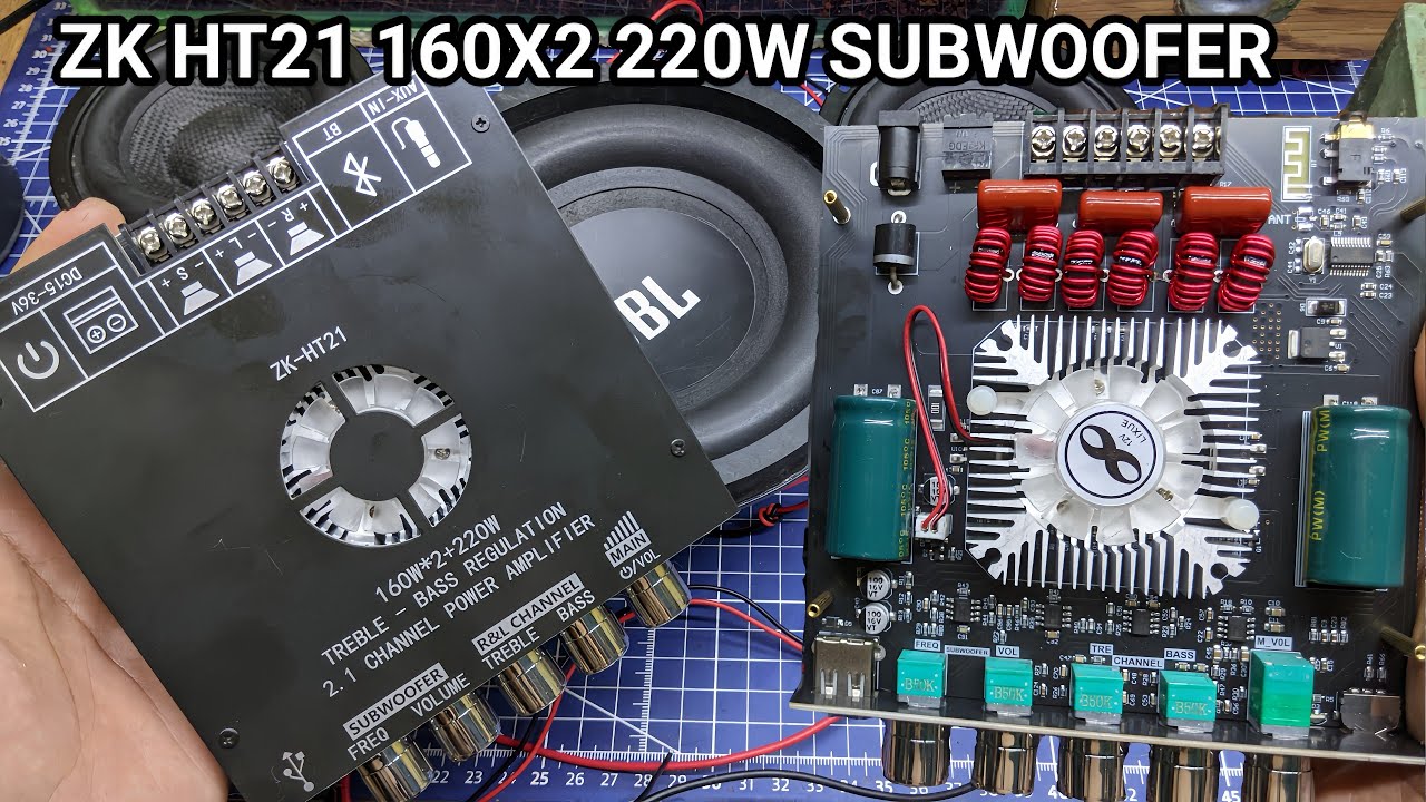 TENAGA BADAK TEST REVIEW AMPLIFIER ZK HT21 160X2 220W SUBWOOFER