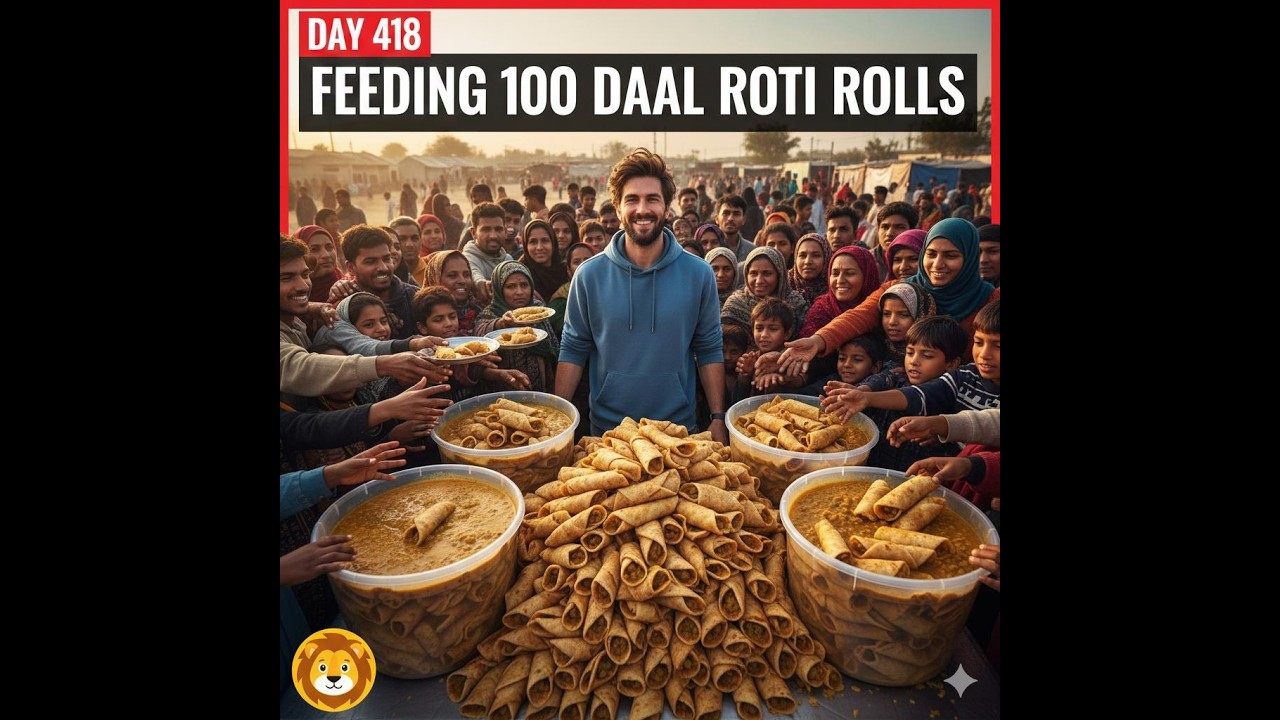 Cooking 100 daal roti rolls for the homeless (Day 418 Ride-along)