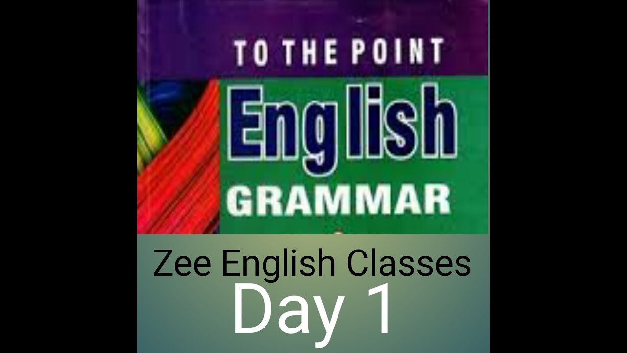 To The point English Grammar Day 1