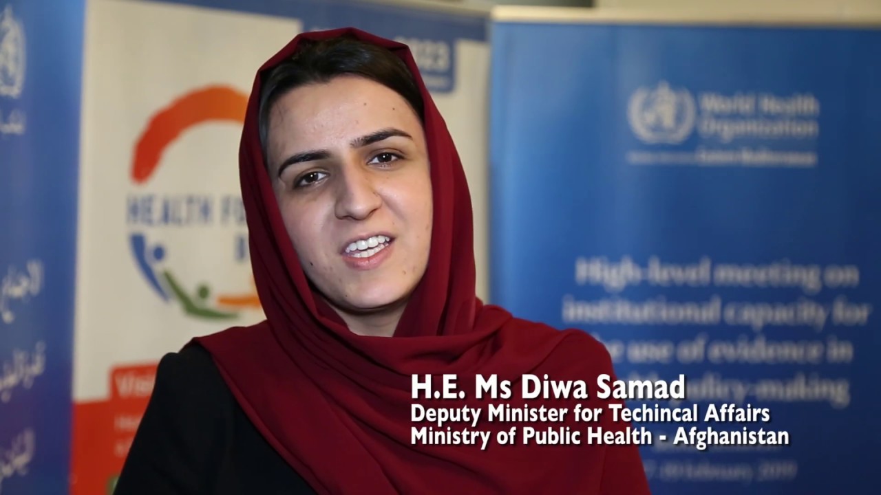 #Evidence4HealthPolicy | Interview with H.E. Ms Samad, Deputy Minister, MOPH, AFG