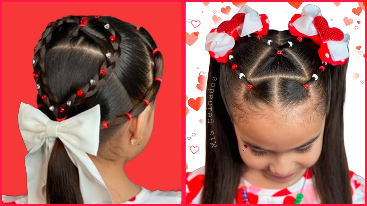 2 peinados para san Valentín