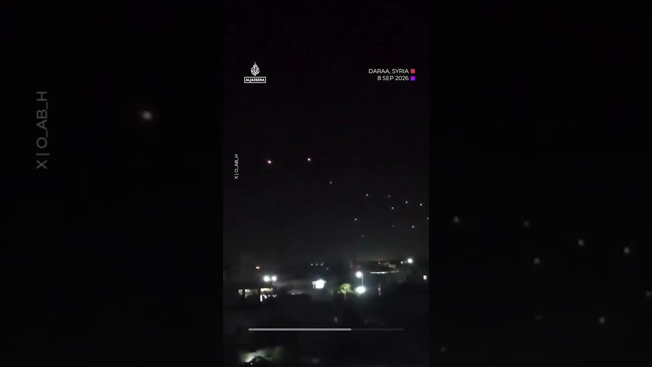 Jordanian air defences intercept Iranian missile barrage | AJ #shorts