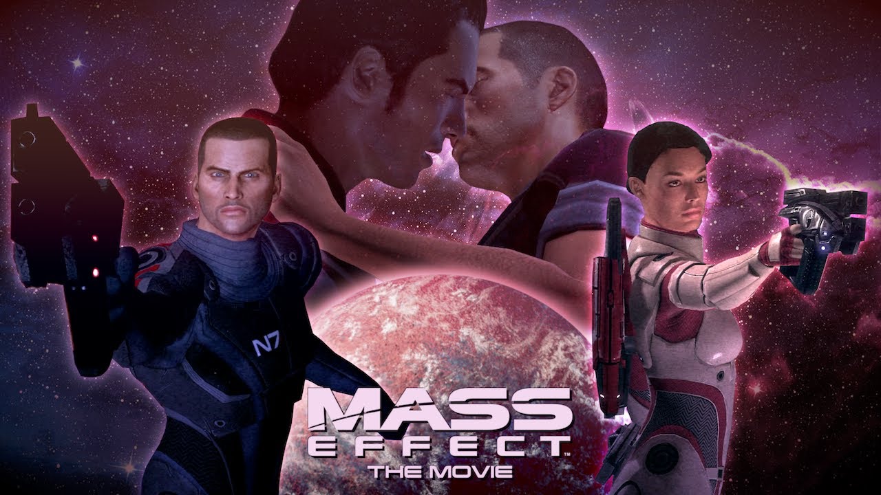 Mass Effect Movie [All Cut Scenes] (Gay Romance - Male Shepard & Kaidan Alenko)