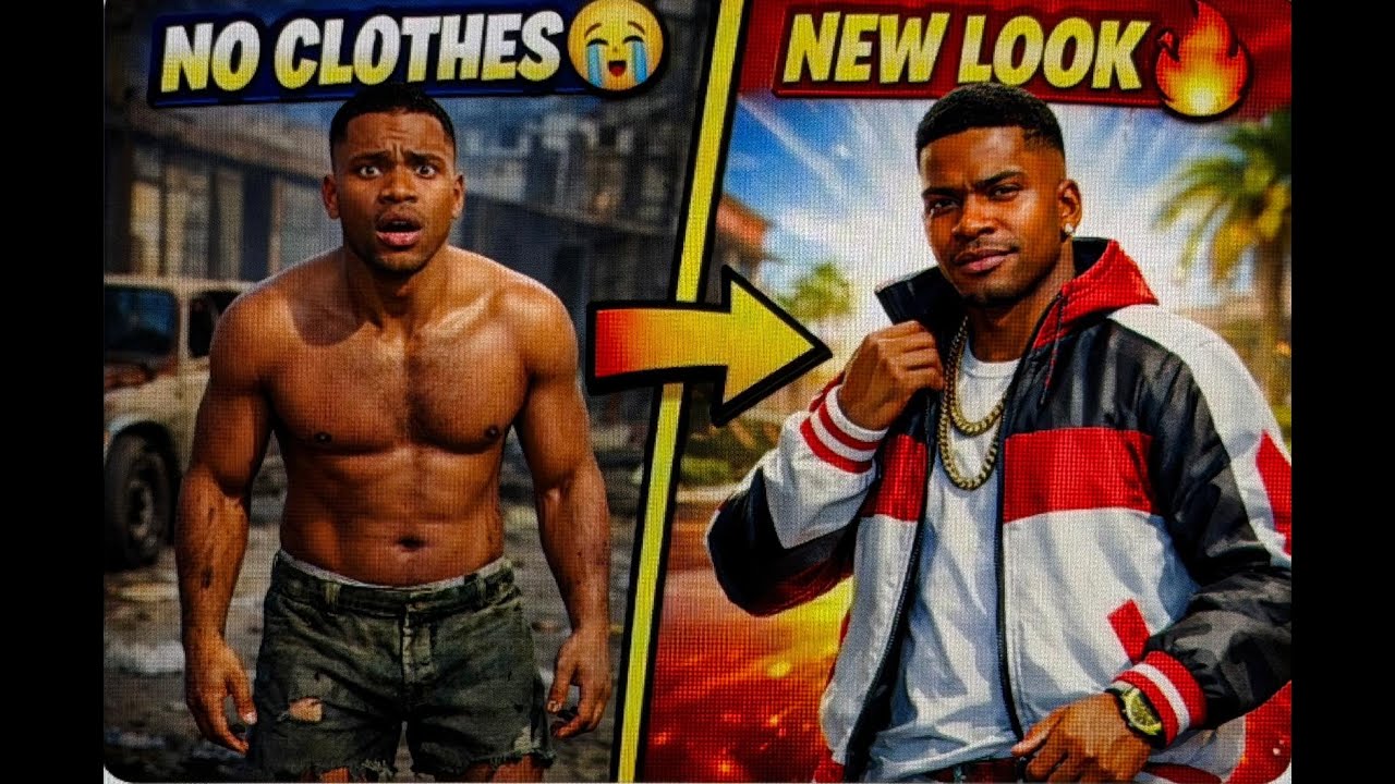 From Broke to Drip 💸 Franklin Gets New Clothes & Haircut