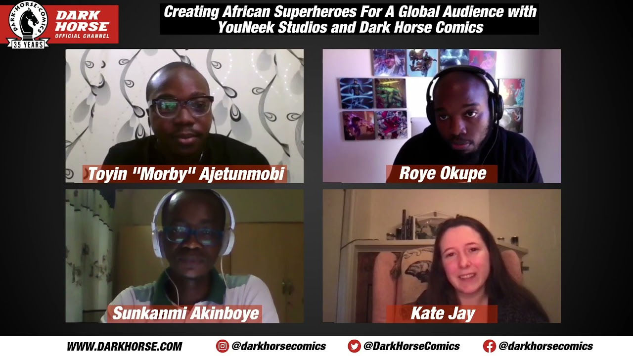 Dark Horse Comics: WonderCon At Home - Panel with YouNeek Studios on Creating African Superheroes