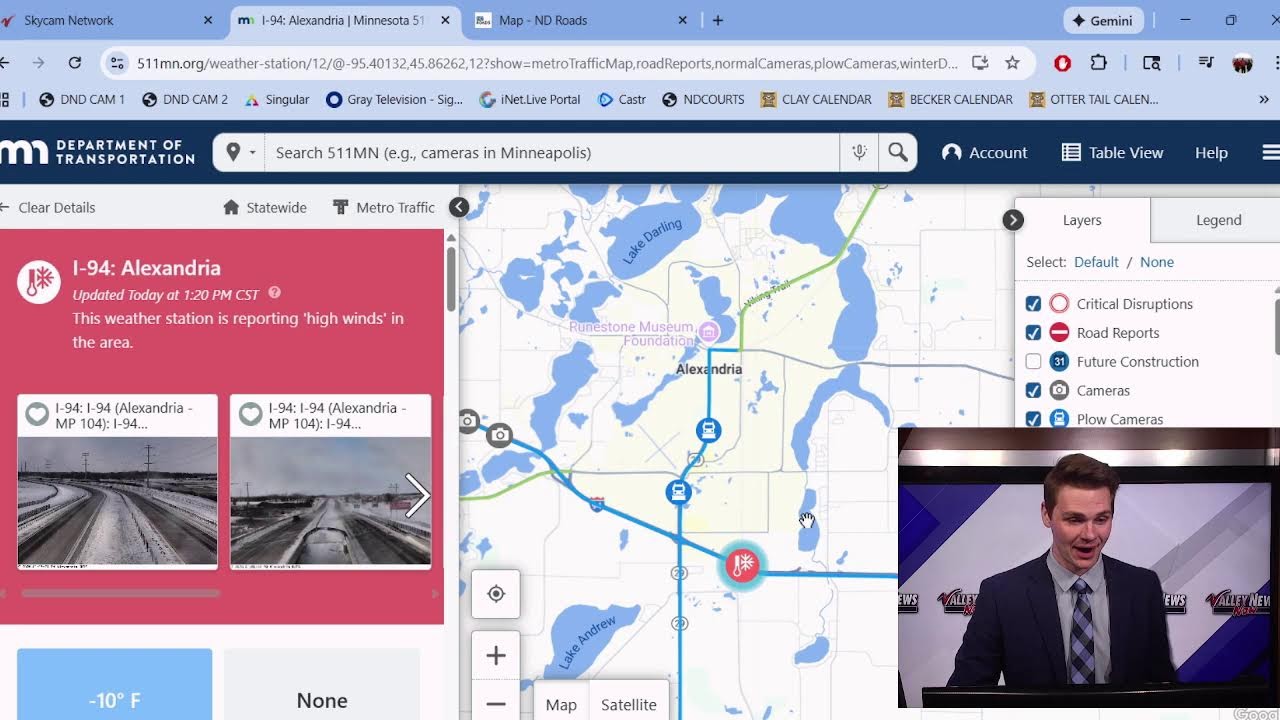 VNN: Afternoon Road Conditions Update