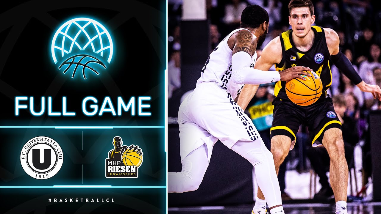 U-BT Cluj Napoca v MHP Riesen Ludwigsburg | Full Game | Basketball Champions League 2021-22