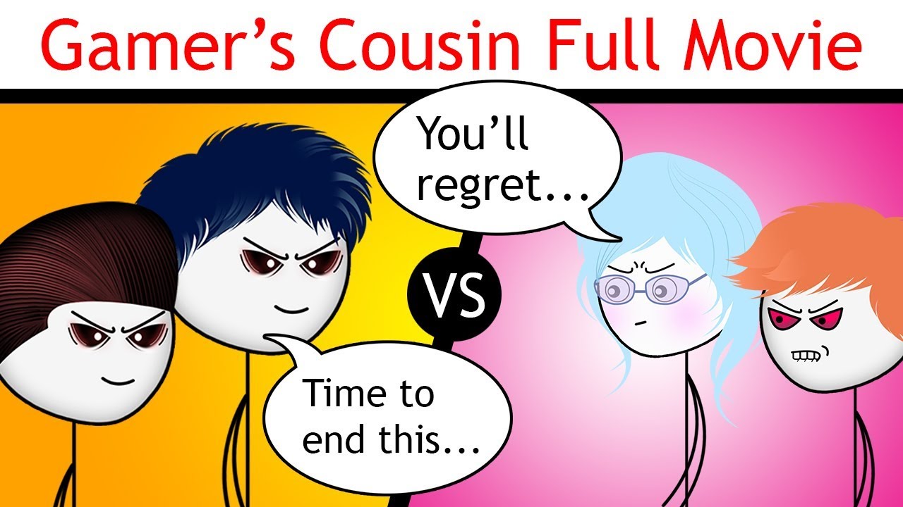 When a Gamer's Cute Little Cousin wants to play games Full Movie