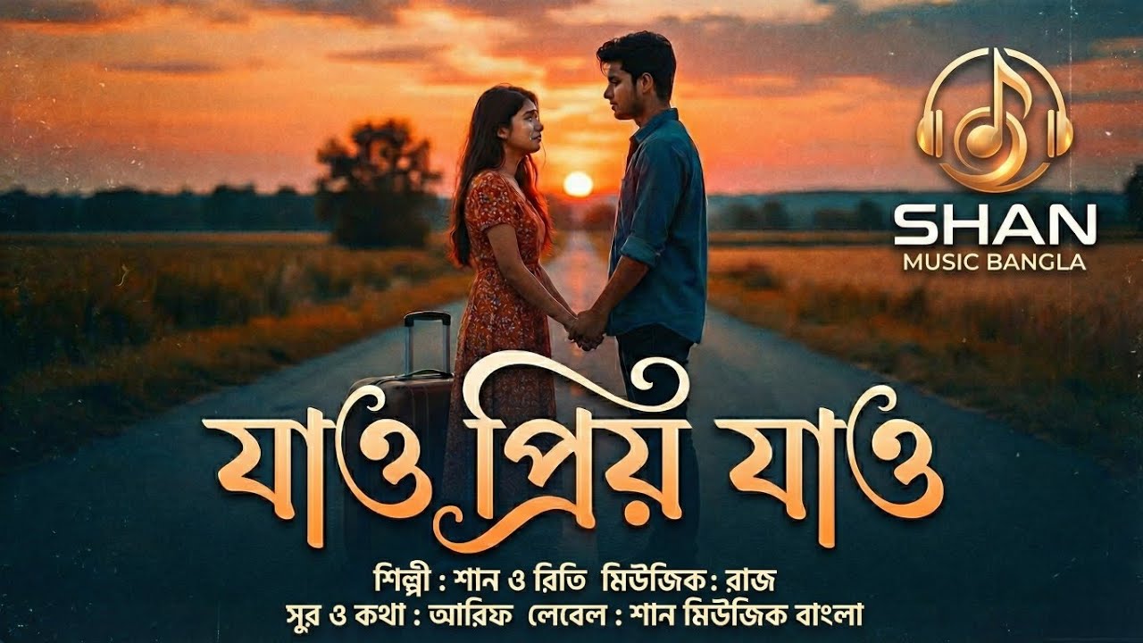 যাও প্রিয় যাও | Jao Priyo Jao | Shan & Riti | Official Music Video | Raj | Arif | Shan Music Bangla