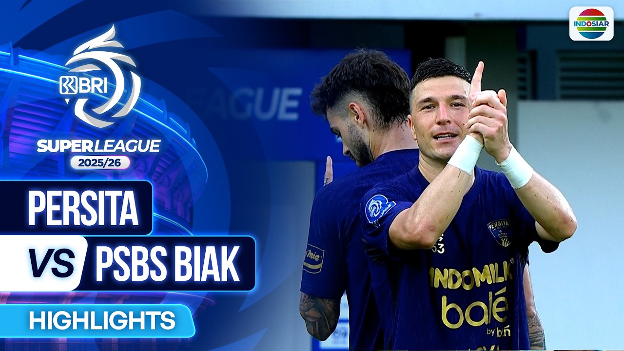 Persita VS PSBS Biak - Highlights | BRI Super League 2025/26
