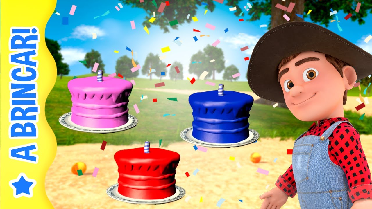 Bolos Coloridos de Aniversário | COR COR | O Reino A Brincar