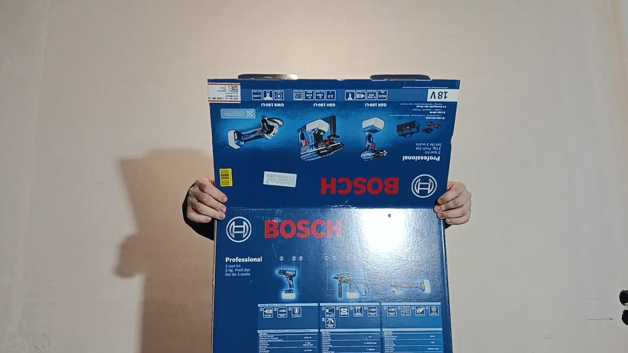 Набор Bosch. GBH180, GWS180, GSR185, GAL 18V-40