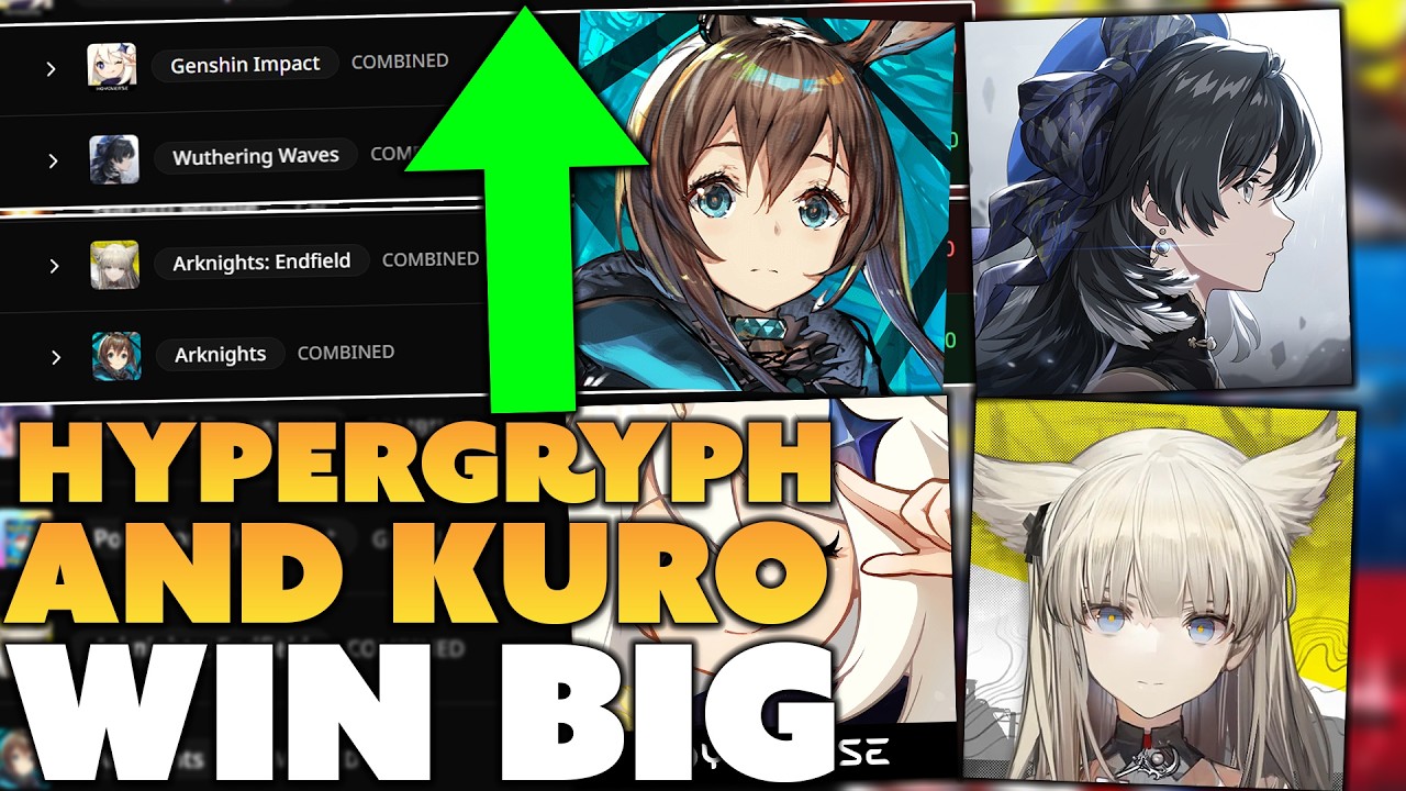 Kuro Games & Hypergryph Have A Huge Month, Febuary Gacha Revenue