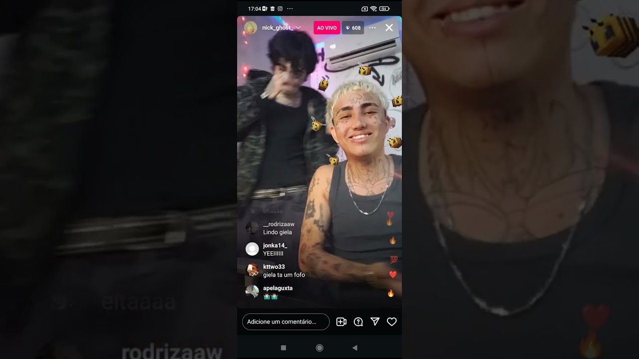 Live Lilgiela33 e Nick Prévia Novaaa