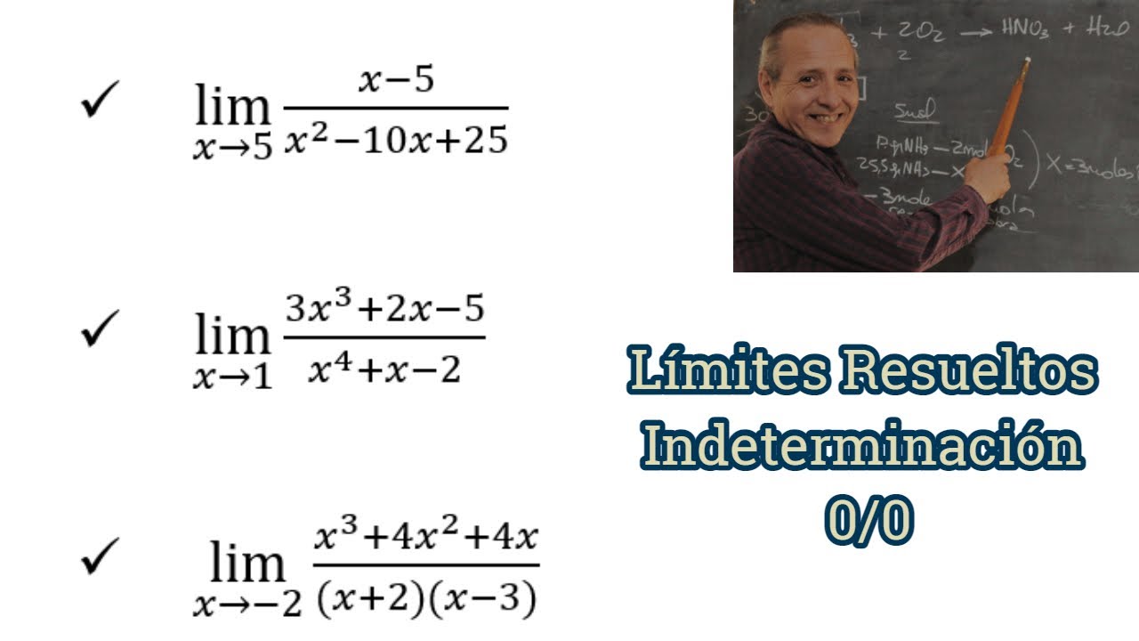 Límites Resueltos  Indeterminación 0/0
