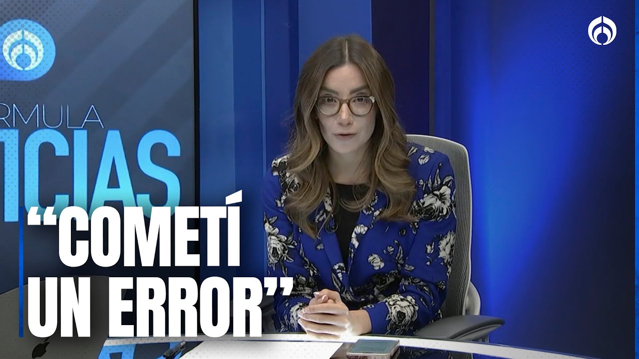 No me puedo ir sin pedir una disculpa; Claudia Mollinedo reconoce error tras polémica