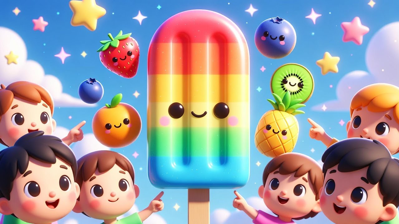 The Colors Song (with Popsicles) | ‪@bebemelon-b2b  Nursery Rhymes & Kids Songs