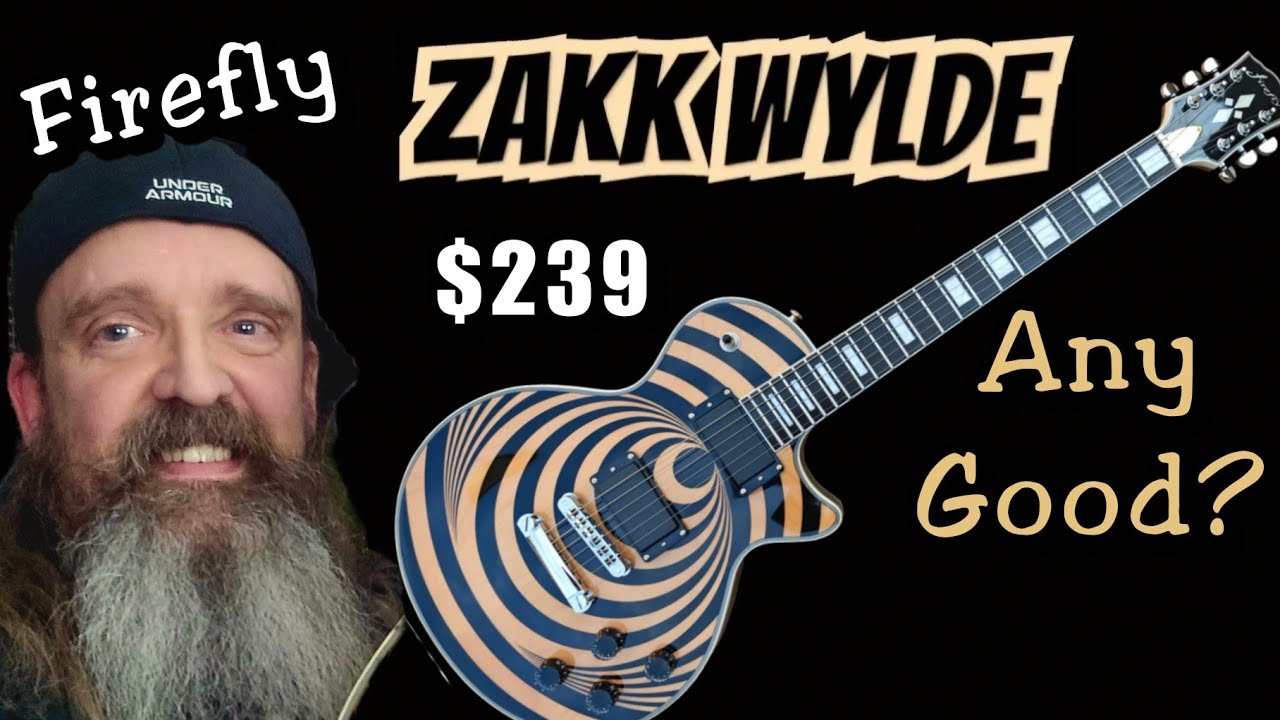 Гитара ZAKK WYLDE, которую вы должны увидеть, если вы ее поклонник.