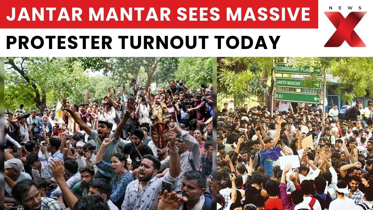Jantar Mantar Protest: Thousands Gather As Permitted 4 PM Deadline Passes | NewsX
