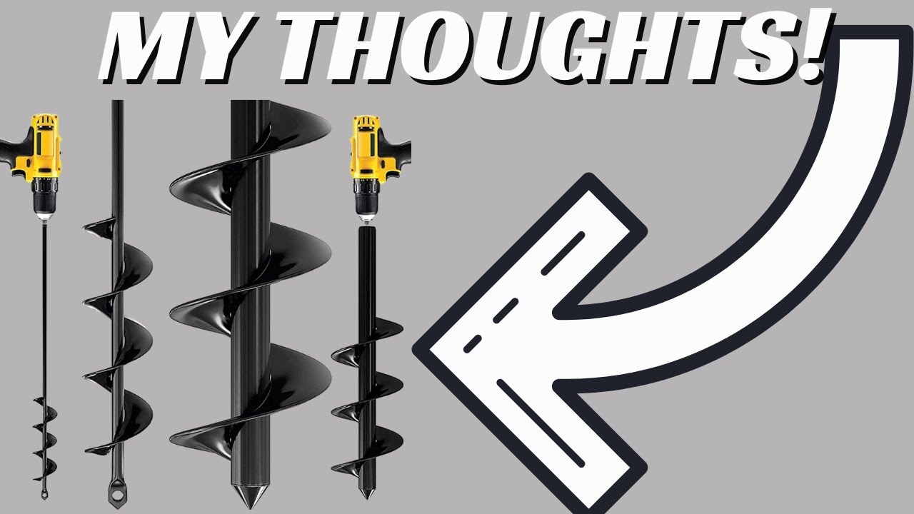 Revolutionizing Planting: Auger Drill Bits Unleash a Gardening Game-Changer!